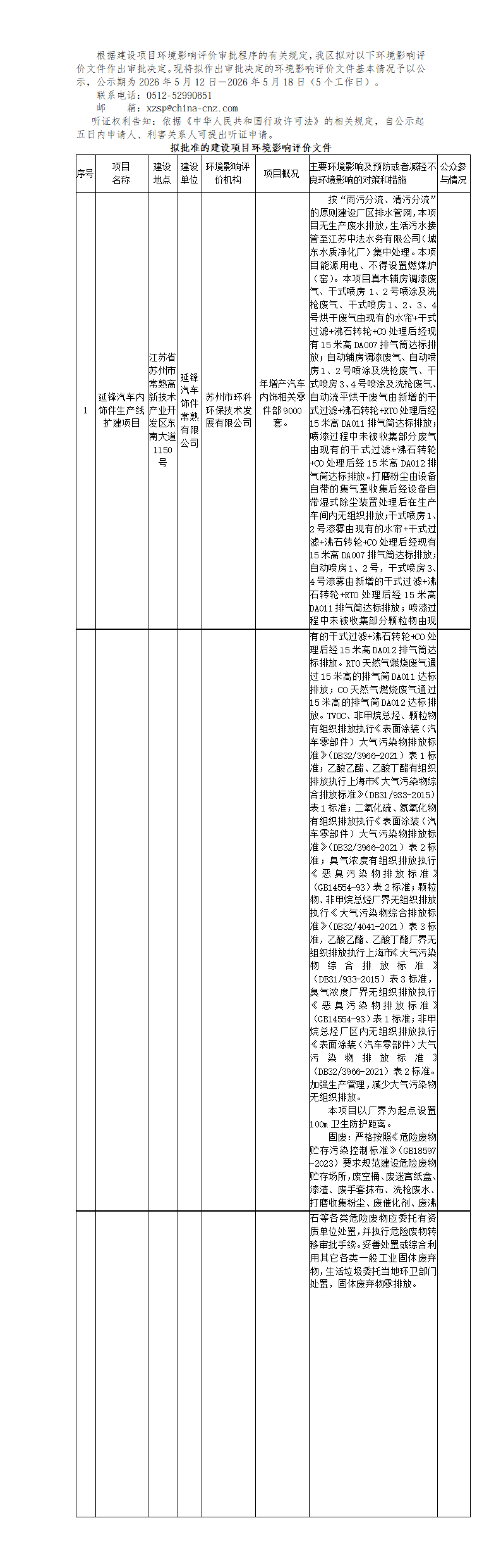 2026年 5月12日常熟高新技术产业开发区关于拟作出审批决定的环境影响评价文件公示(1)_01.png
