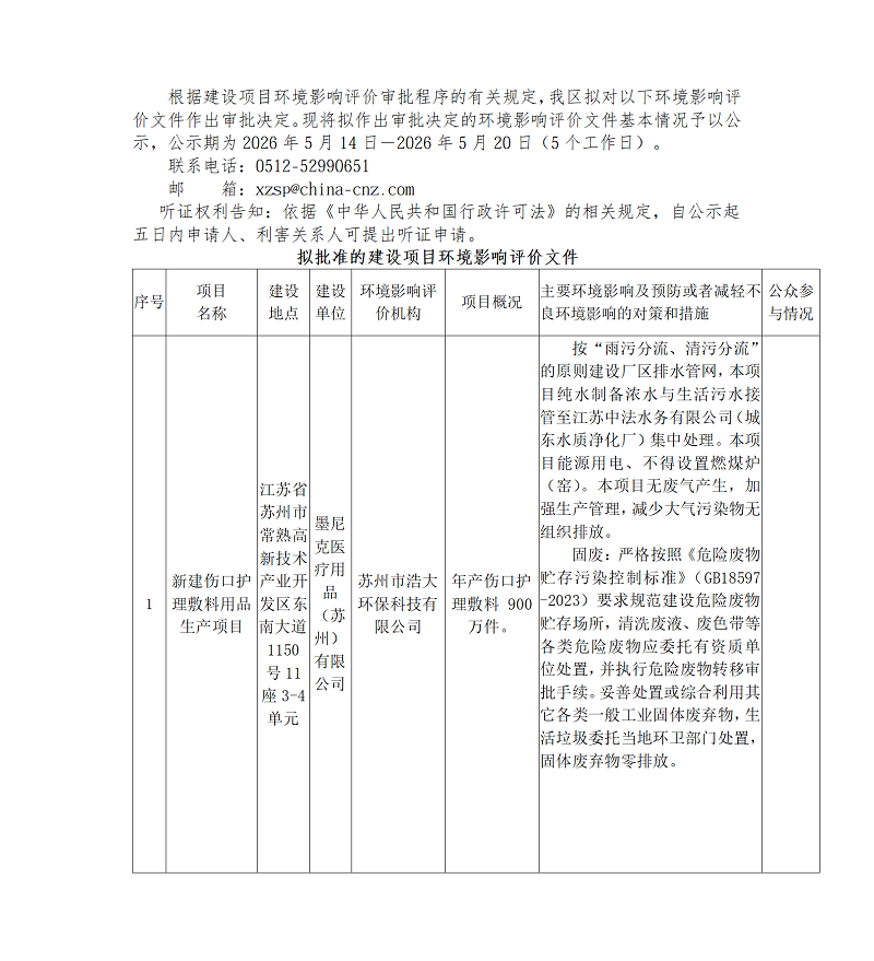 2026年 5月14日常熟高新技术产业开发区关于拟作出审批决定的环境影响评价文件公示_01.png
