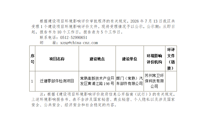 2026年7月13日常熟高新技术产业开发区受理环境影响报告书（表）情况的公示(1)_01.png