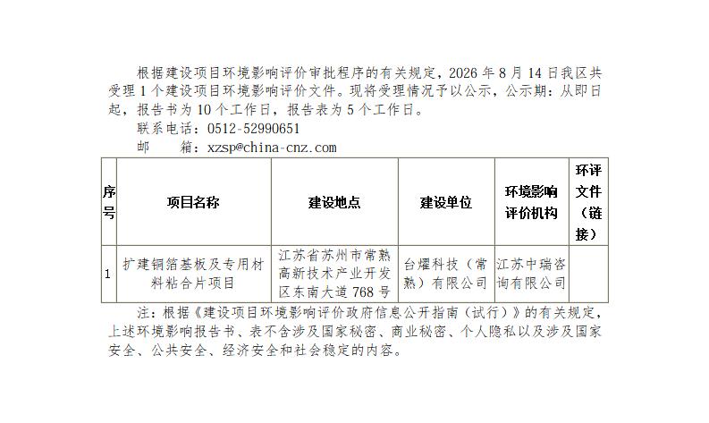 2026年8月14日常熟高新技术产业开发区受理环境影响报告书_01.jpg